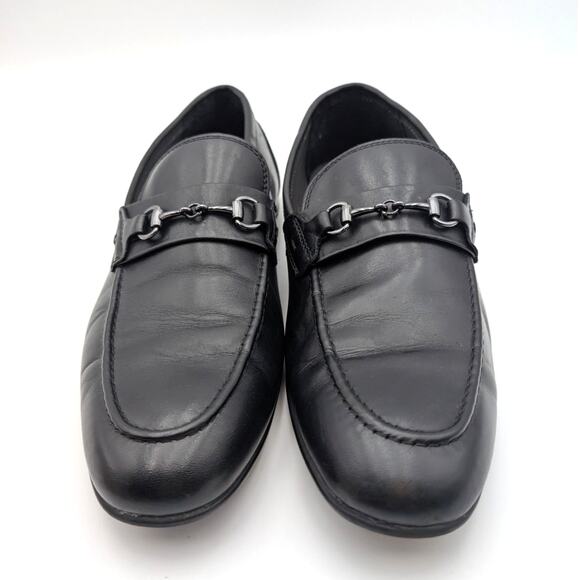 Nordstrom Cooper Bit Loafer Shoes Slip-On Men's Black Size US10M EU43 - Picture 2 of 11